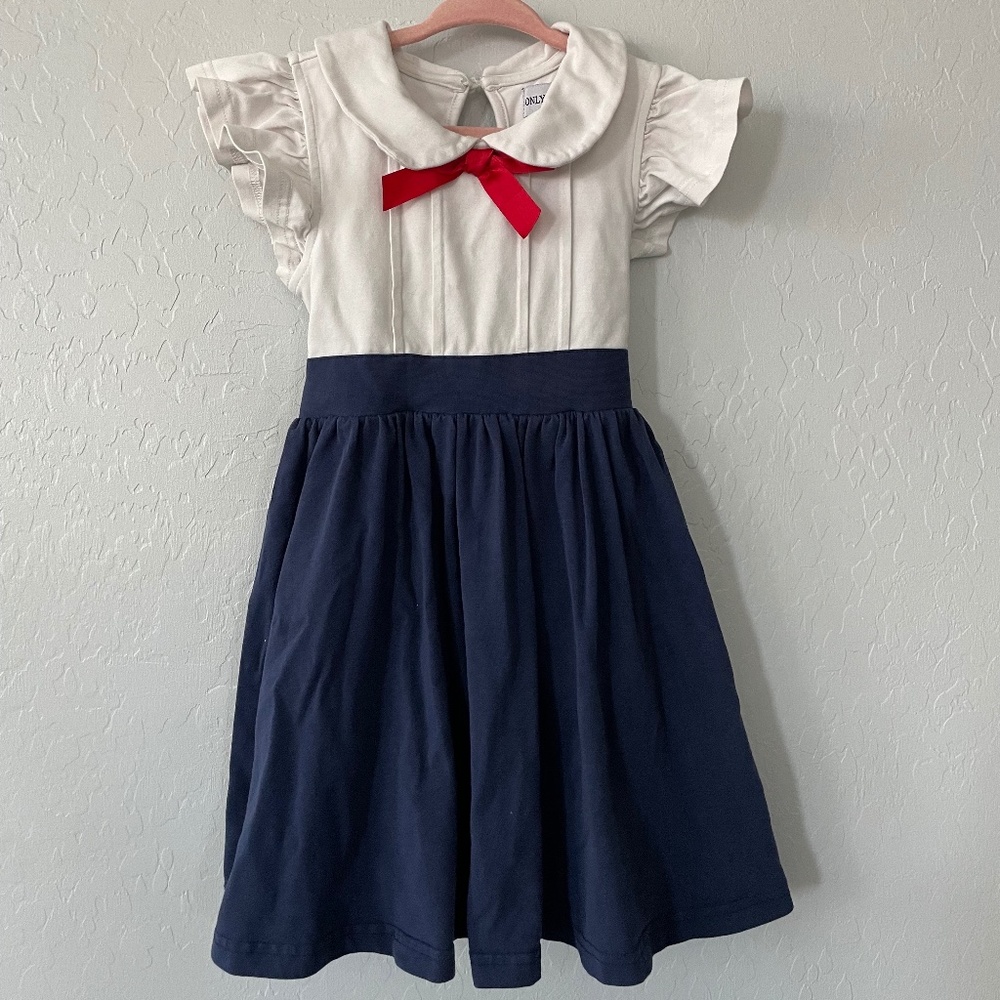 Only Little Once OLO Magical Nanny Twirl Dress (EUC) Sz 4 - Mary Poppins Costume